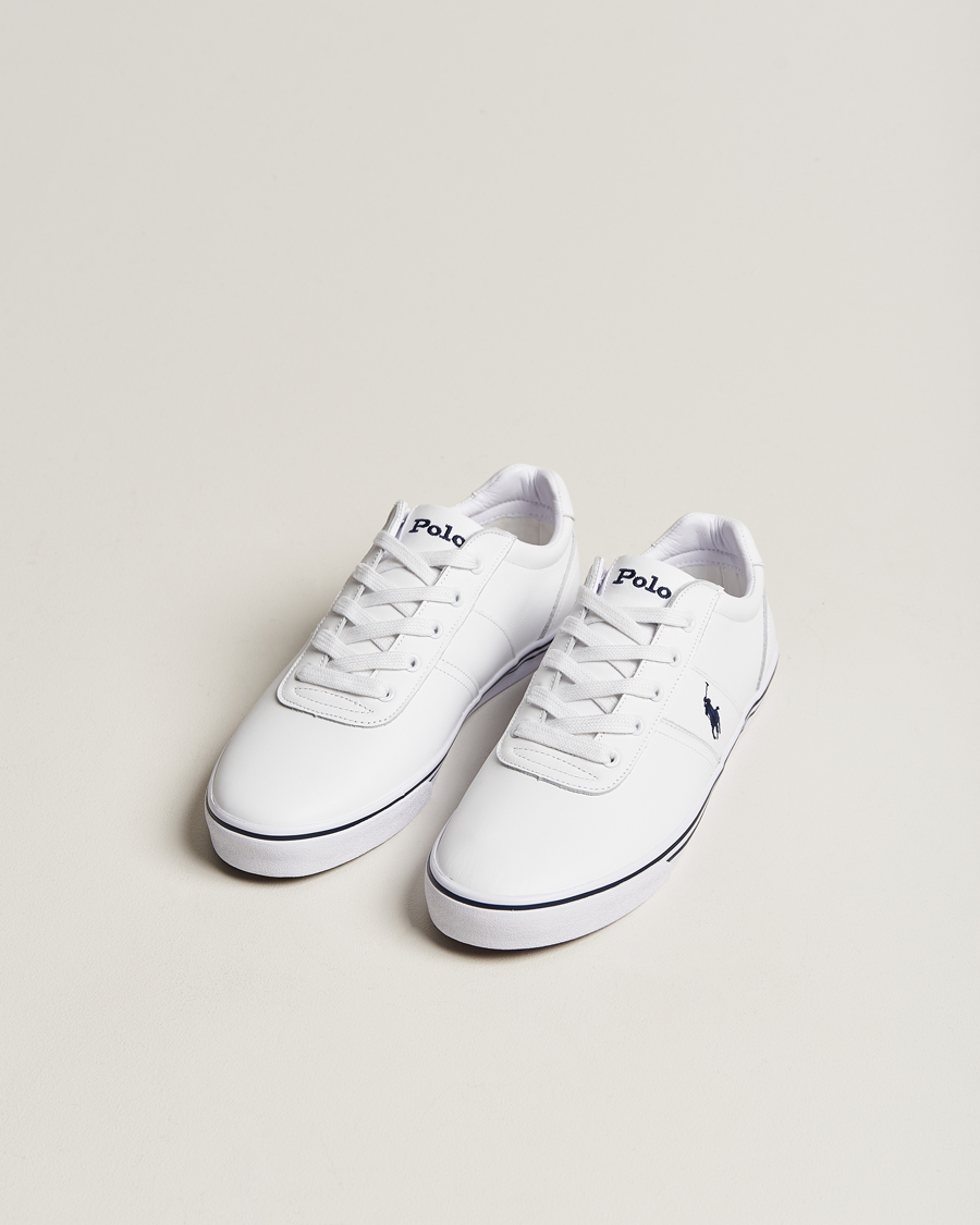 Herr | Preppy Authentic | Polo Ralph Lauren | Hanford Leather Sneaker Ceramic White