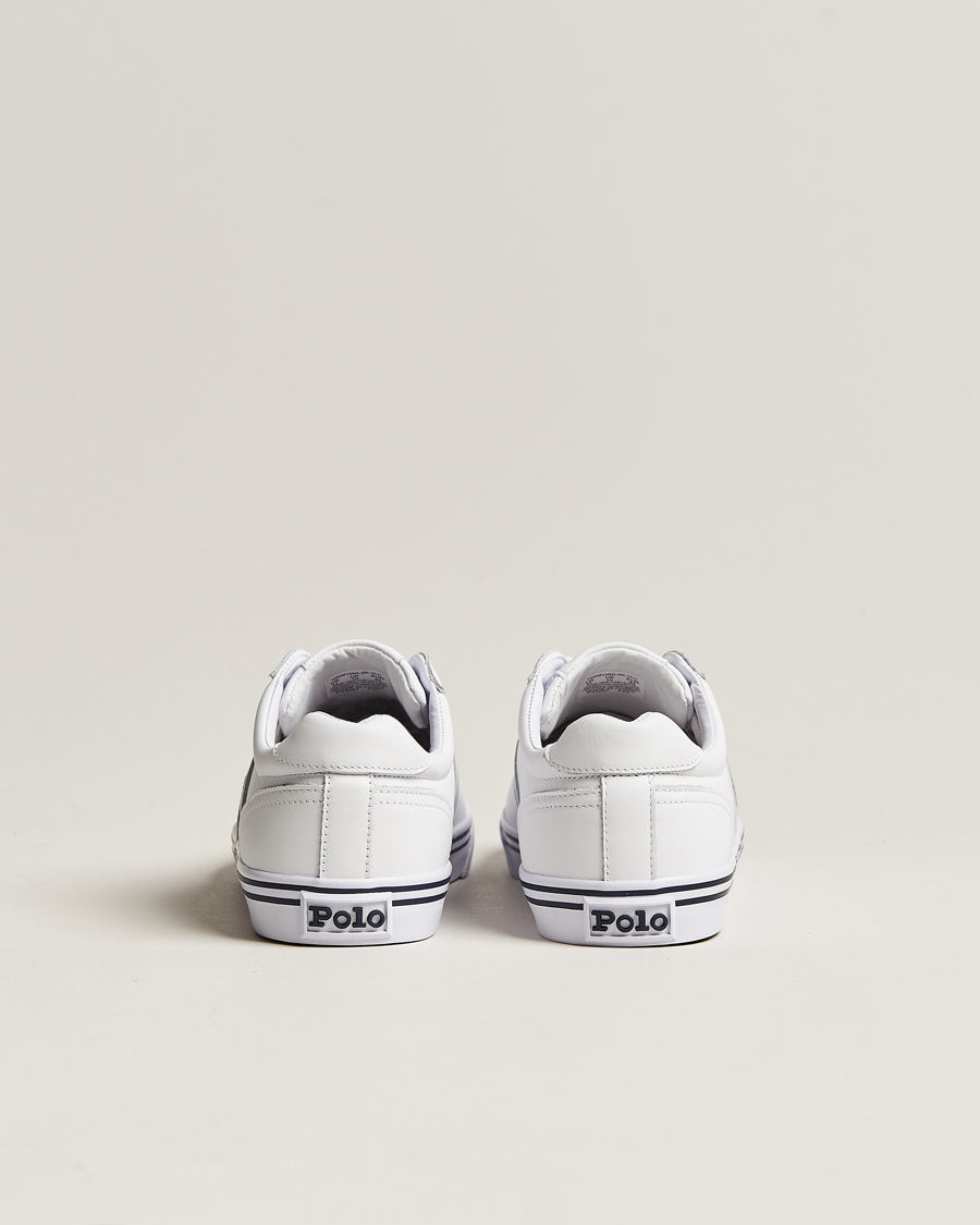 Herr | Polo Ralph Lauren Hanford Leather Sneaker Ceramic White | Polo Ralph Lauren | Hanford Leather Sneaker Ceramic White