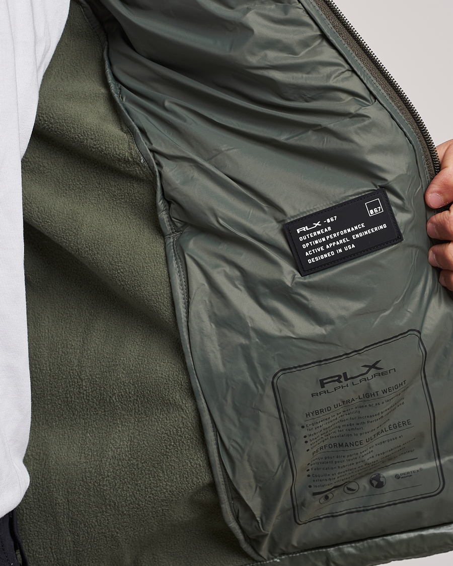 Herr | Jackor | RLX Ralph Lauren | Hooded Down Jacket Fossil Green