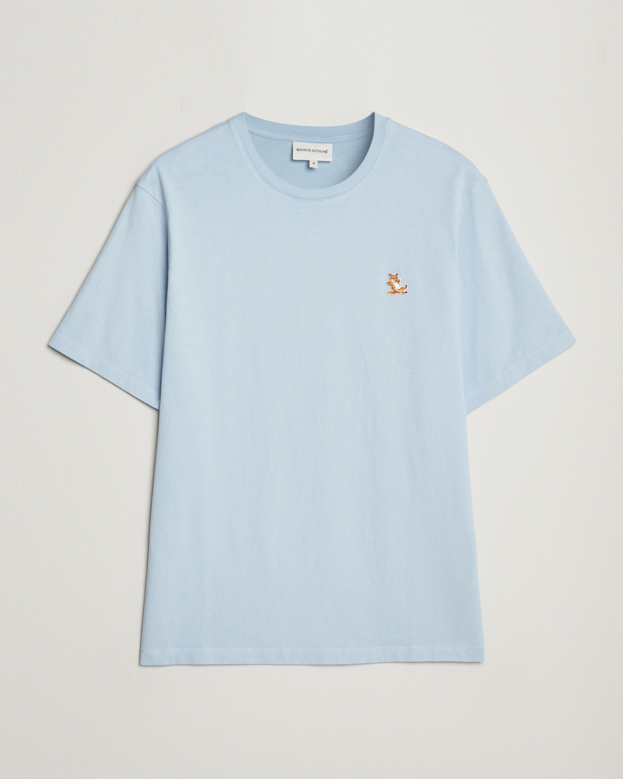 Herr | T-Shirts | Maison Kitsuné | Chillax Fox T-Shirt Sky Blue