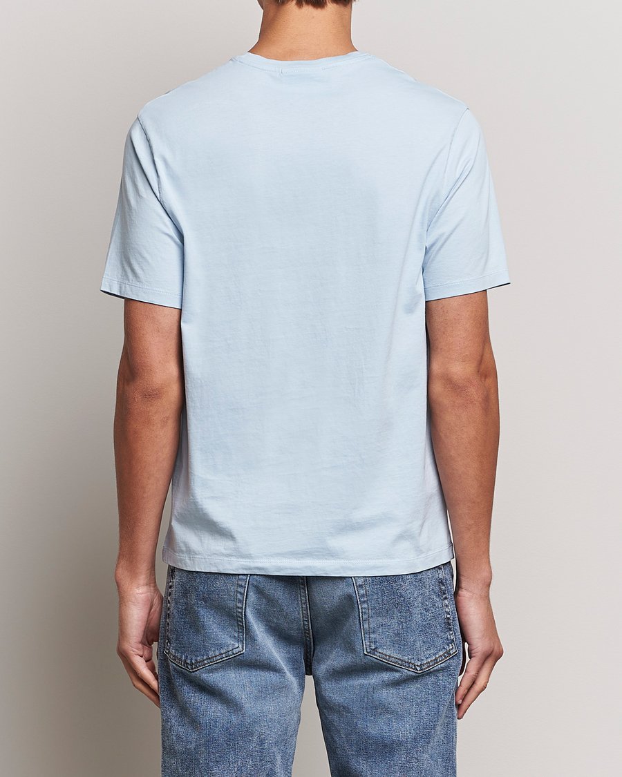 Herr | T-Shirts | Maison Kitsuné | Chillax Fox T-Shirt Sky Blue