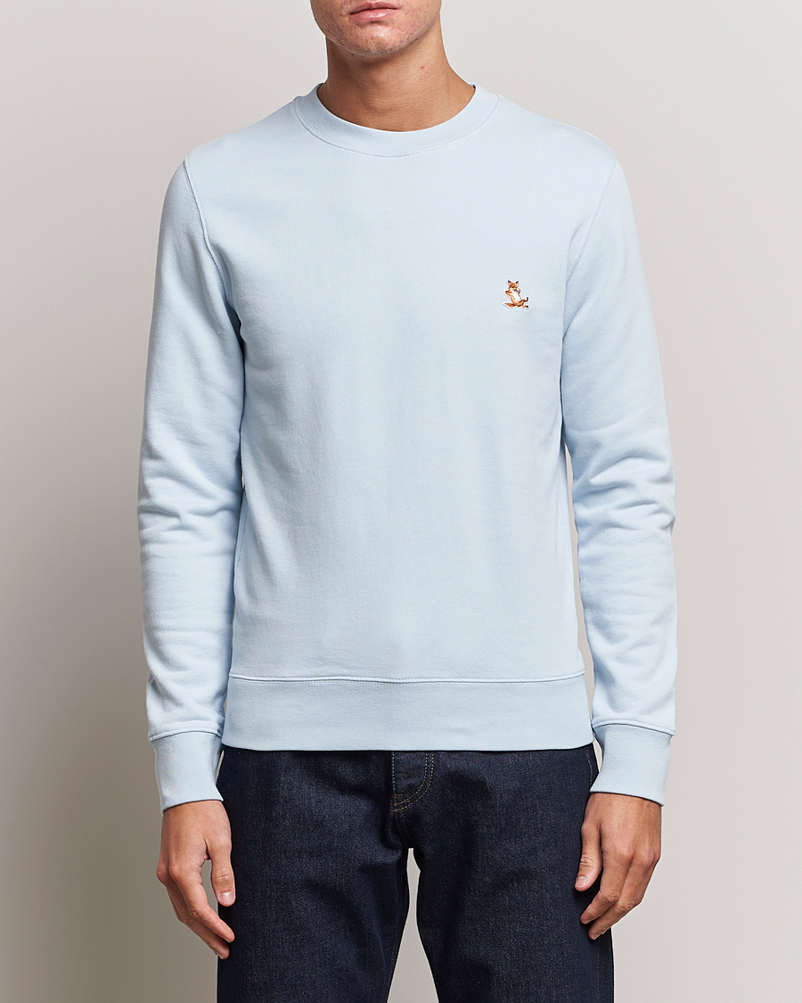 Herr | Avdelningar | Maison Kitsuné | Chillax Crew Neck Sweatshirt Sky Blue