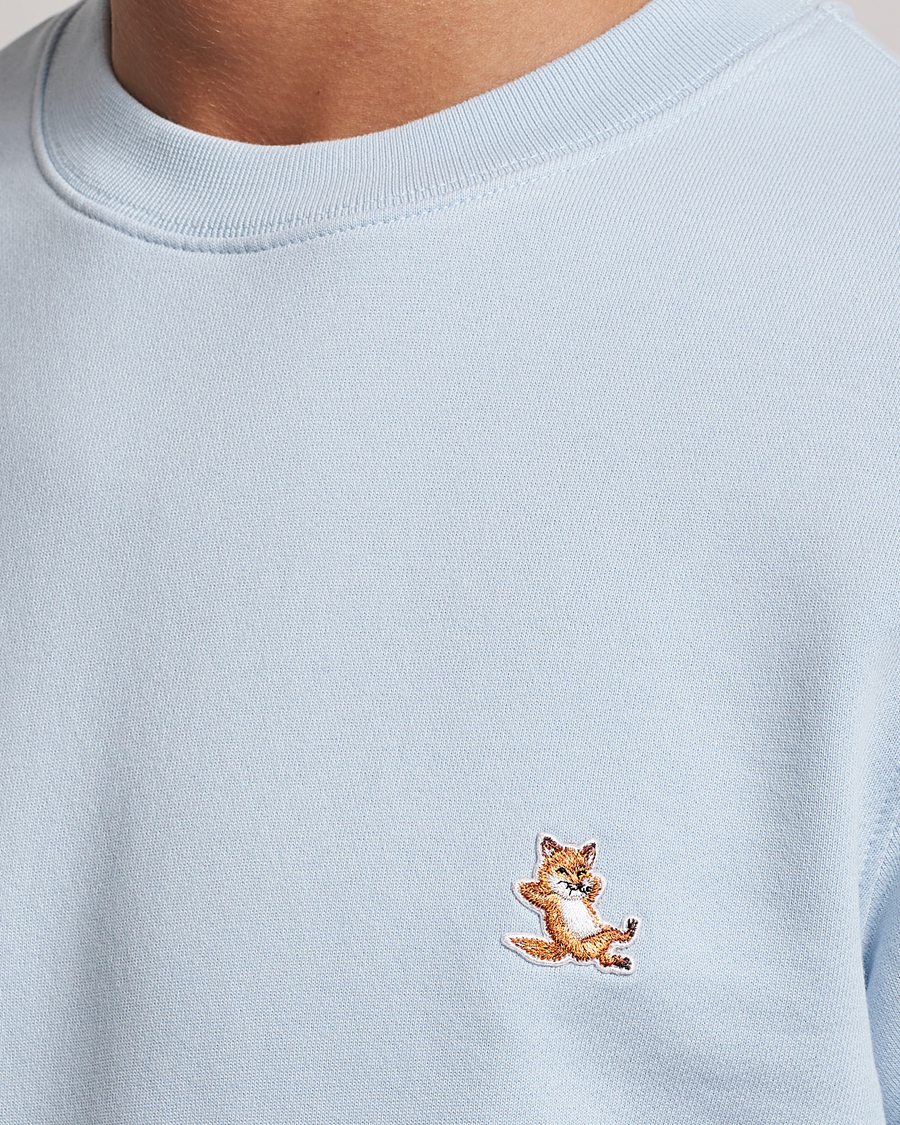 Herr | Tröjor | Maison Kitsuné | Chillax Crew Neck Sweatshirt Sky Blue