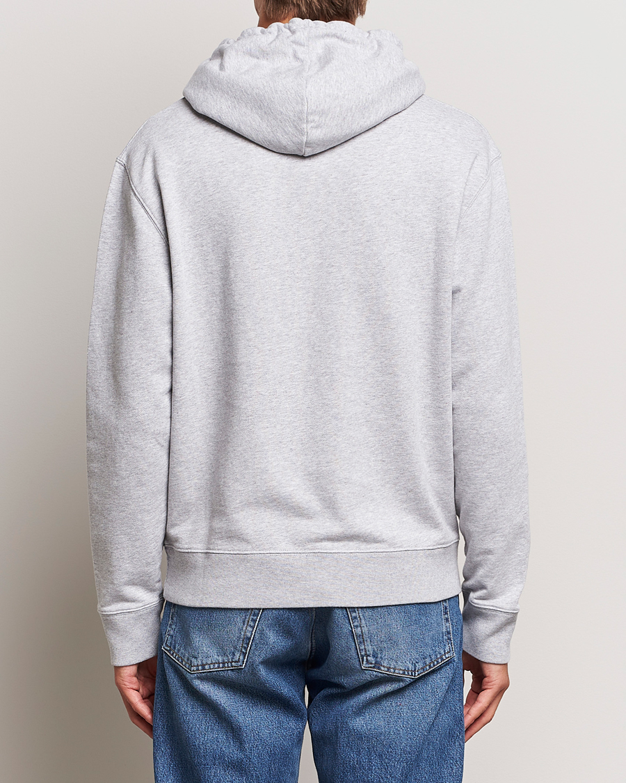 Herr | Tröjor | Maison Kitsuné | Dressed Fox Hoodie Light Grey Melange