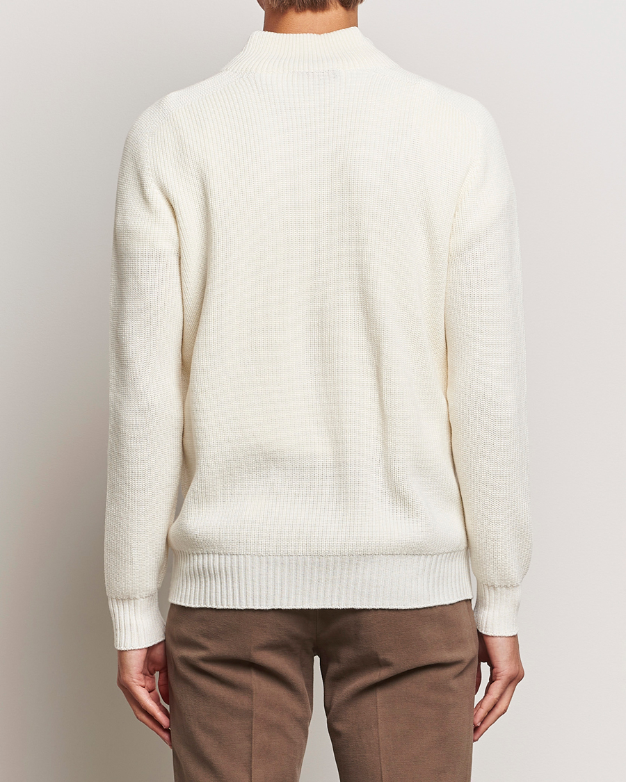 Herr | Tröjor | Gran Sasso | Rainwool Half Zip White