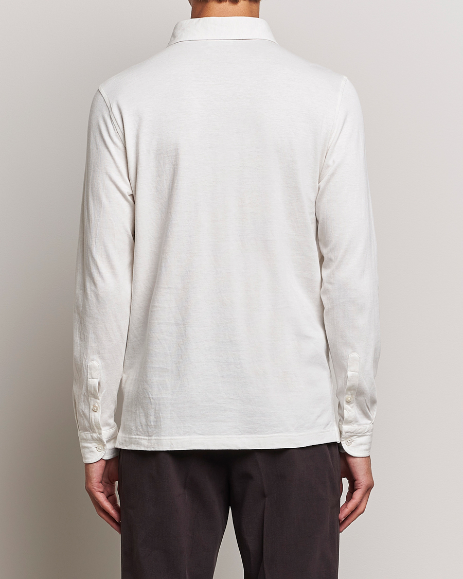 Herr | Skjortor | Gran Sasso | Brushed Cotton Popover Shirt Cream