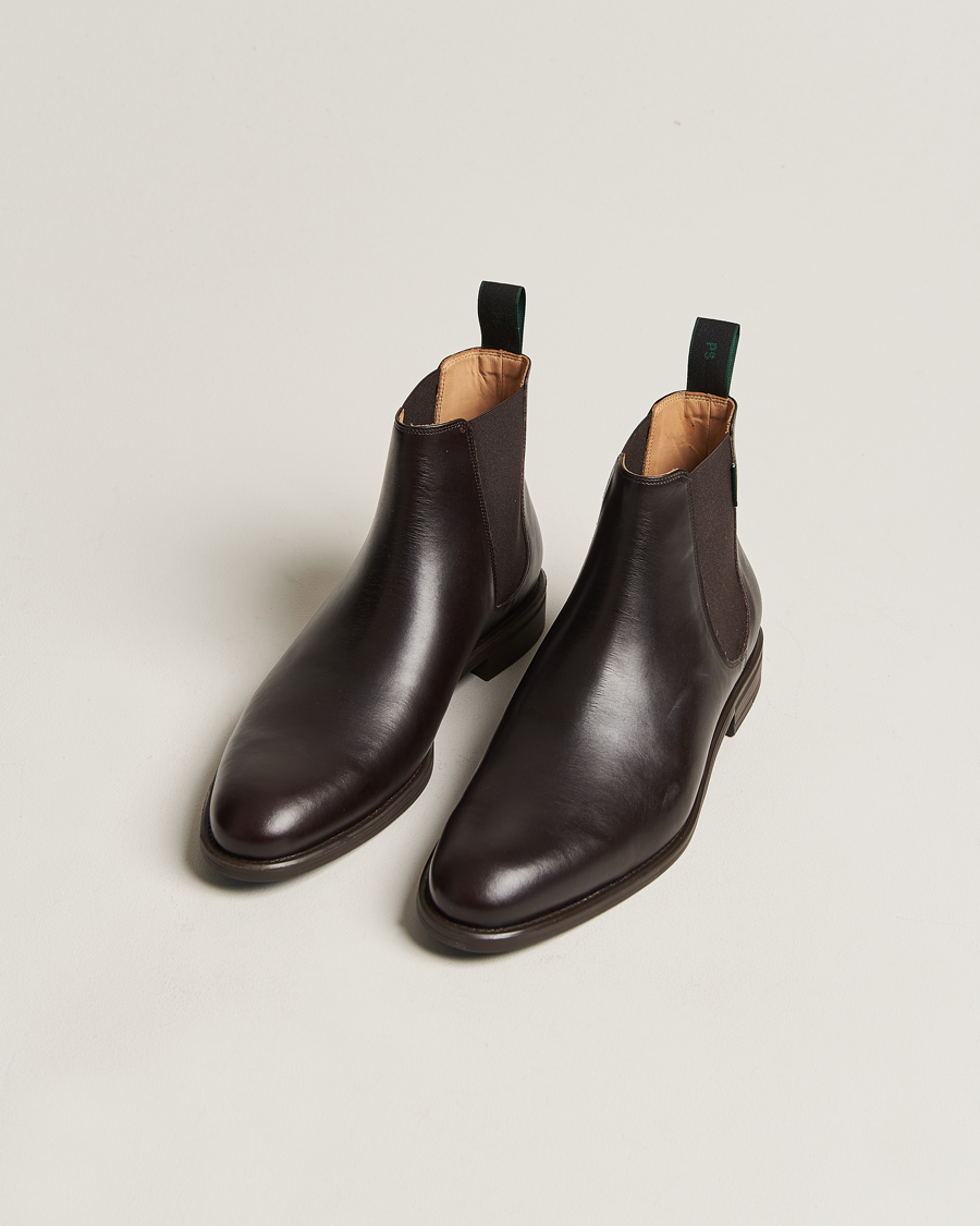 Herr | PS Paul Smith | PS Paul Smith | Cedric Leather Chelsea Boot Dark Brown