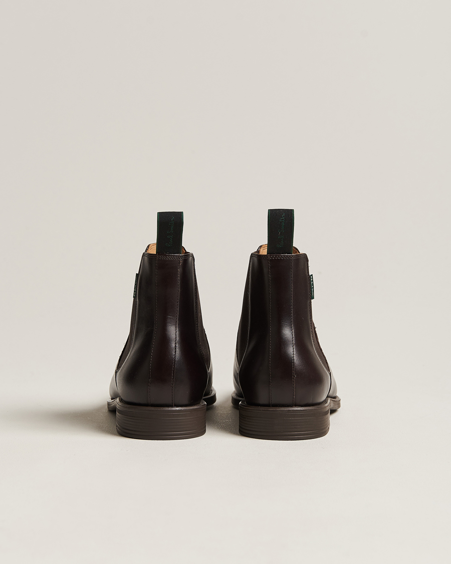 Herr | PS Paul Smith Cedric Leather Chelsea Boot Dark Brown | PS Paul Smith | Cedric Leather Chelsea Boot Dark Brown