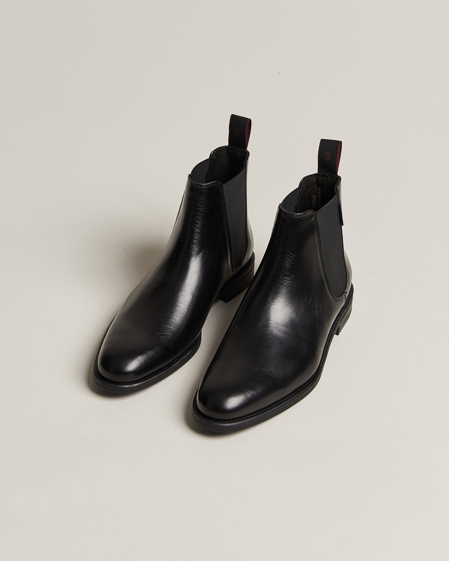 Herr | PS Paul Smith Cedric Leather Chelsea Boot Black | PS Paul Smith | Cedric Leather Chelsea Boot Black