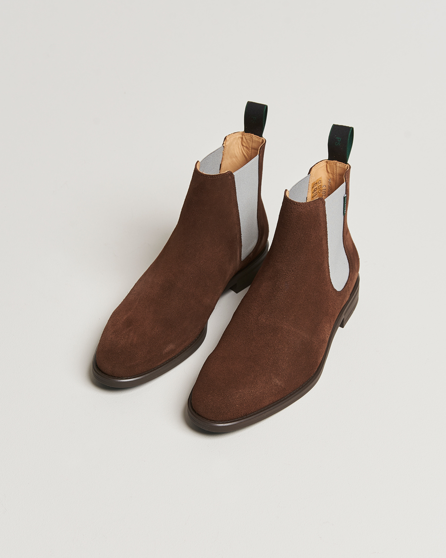 Herr | Chelsea Boots | PS Paul Smith | Cedric Suede Chelsea Boot Chocolate