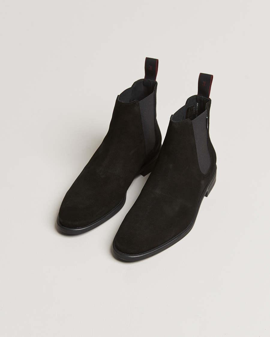 Herr | Chelsea Boots | PS Paul Smith | Cedric Suede Chelsea Boot Black