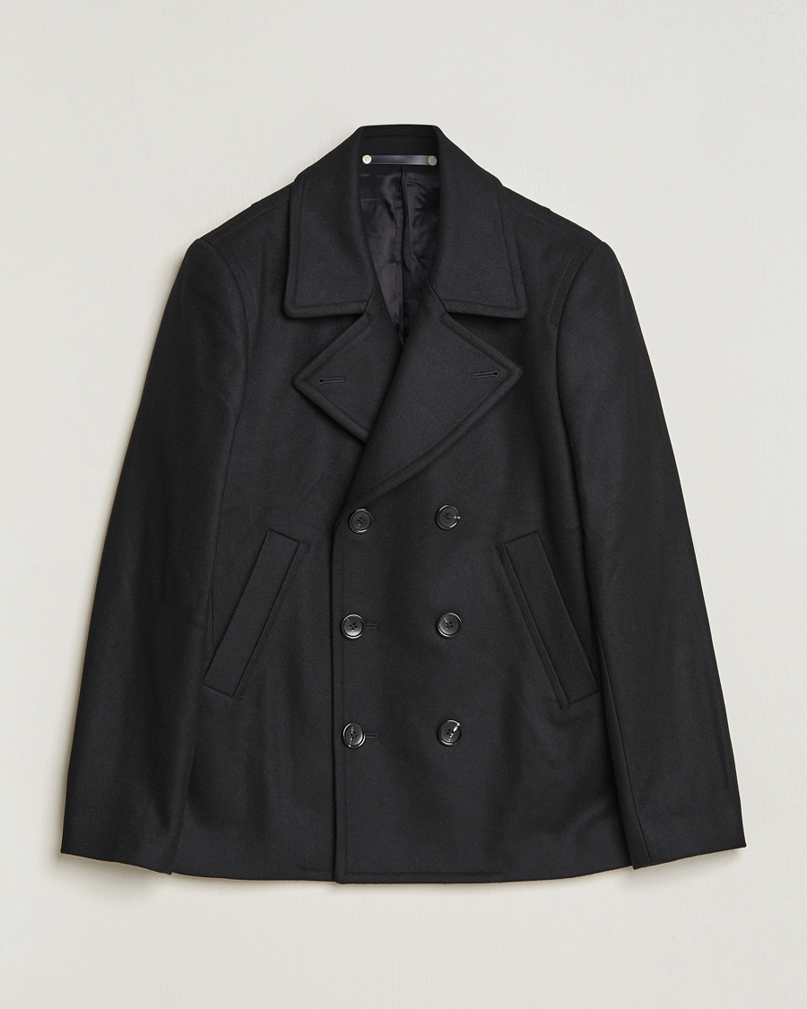 Herr | Jackor | PS Paul Smith | Wool Peacoat Black