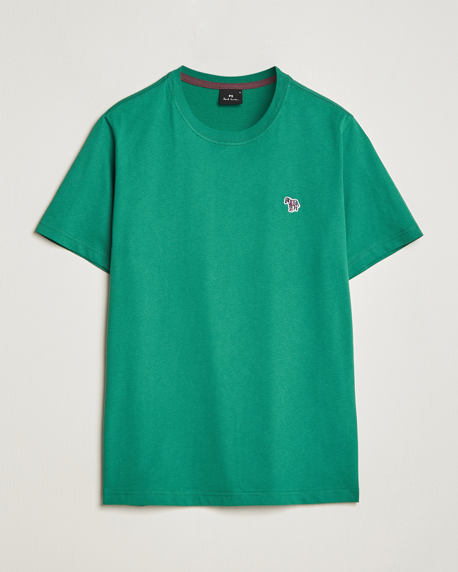 Herr | T-Shirts | PS Paul Smith | Organic Cotton Zebra T-Shirt Green
