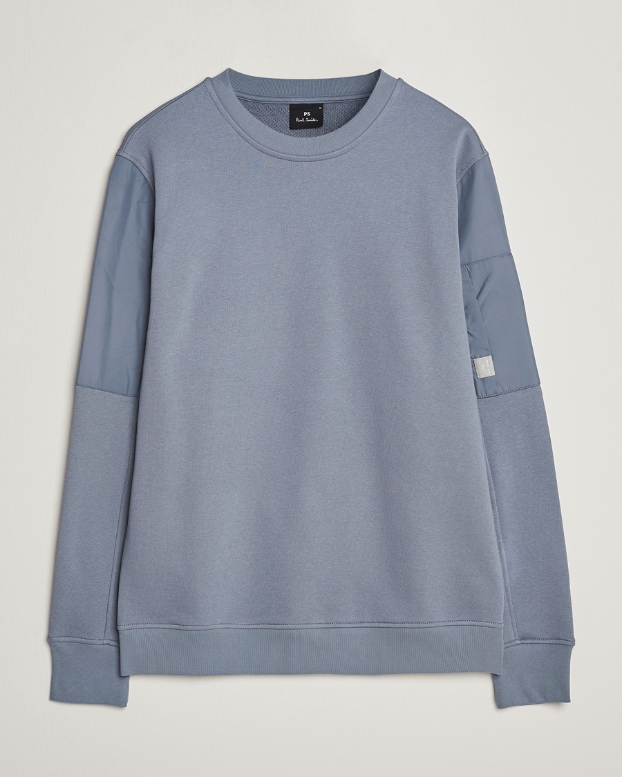Herr | Tröjor | PS Paul Smith | Organic Cotton Sweatshirt Washed Blue