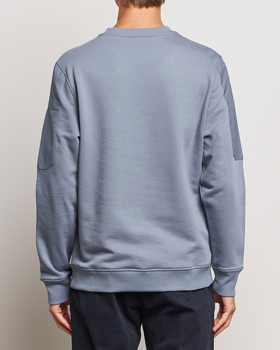 Herr | Tröjor | PS Paul Smith | Organic Cotton Sweatshirt Washed Blue