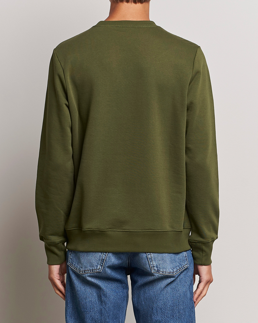 Herr | Tröjor | PS Paul Smith | Organic Cotton Zebra Sweatshirt Olive