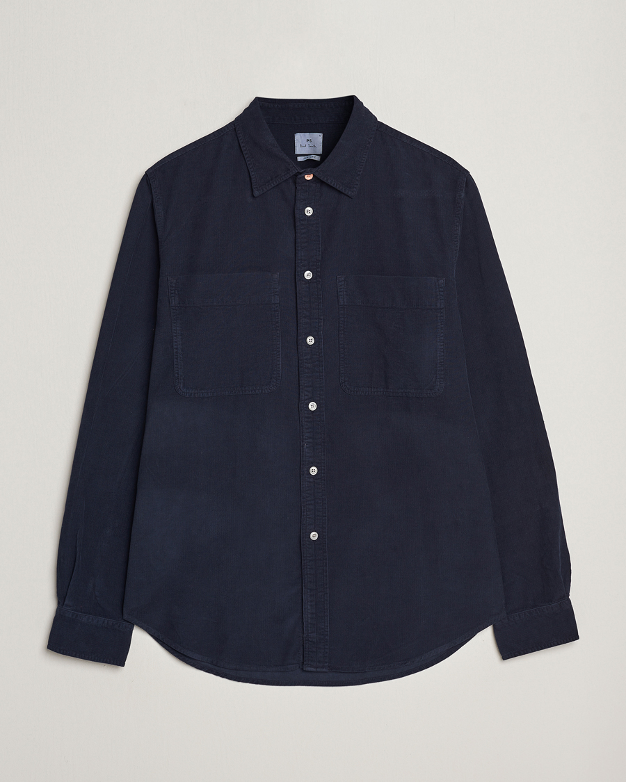 Herr |  | PS Paul Smith | Cotton Pocket Casual Shirt Navy