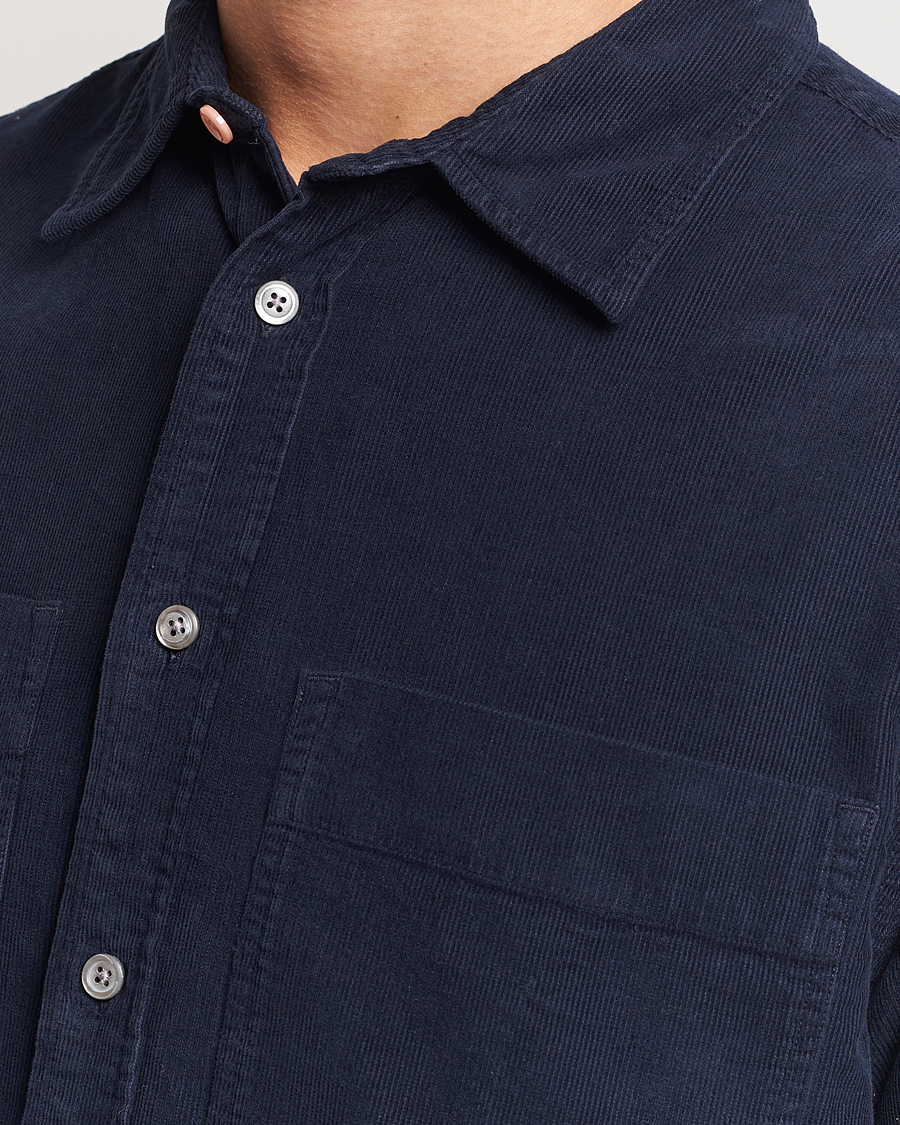 Herr | Skjortor | PS Paul Smith | Cotton Pocket Casual Shirt Navy