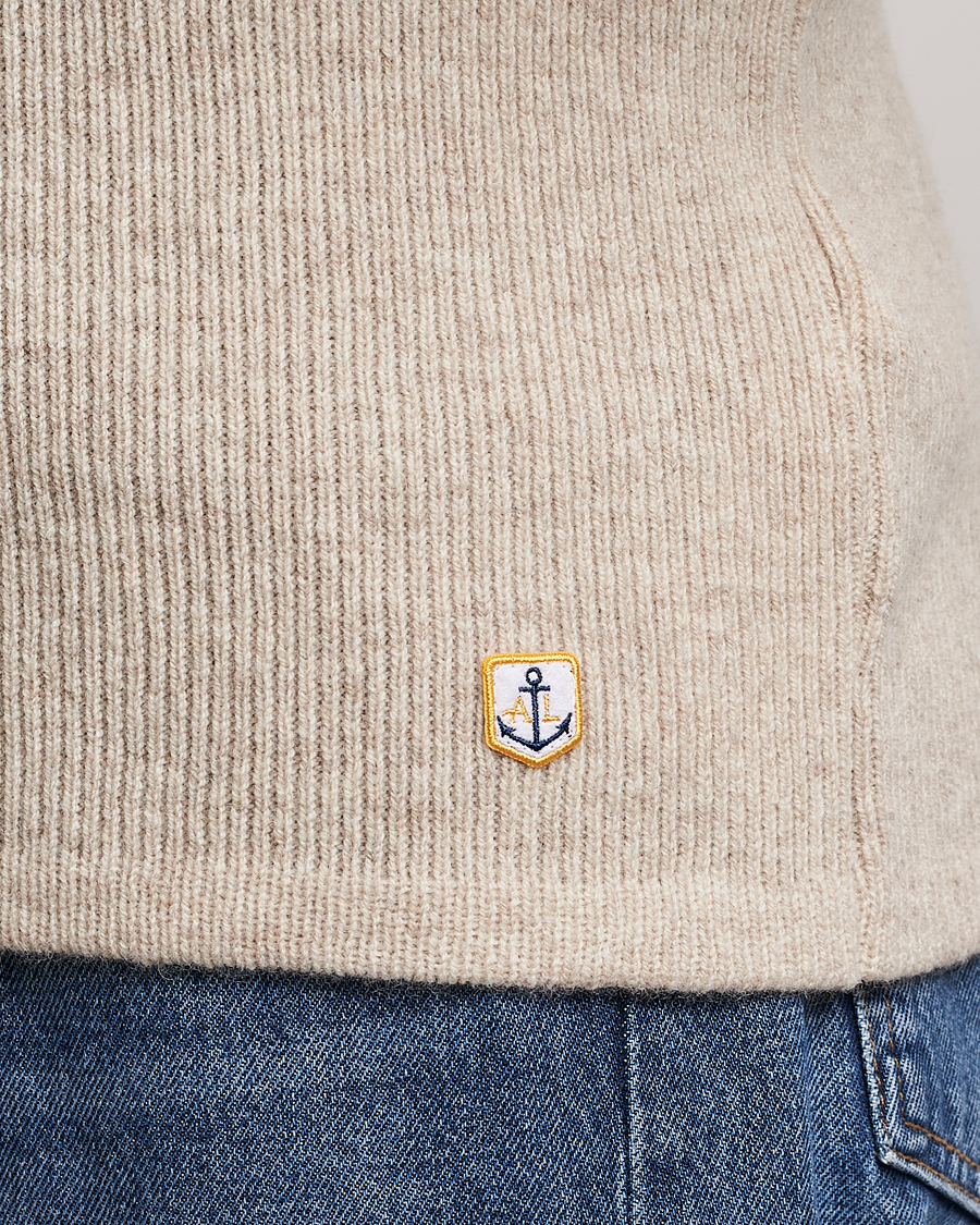 Herr | Tröjor | Armor-lux | Pull Marin Wool Sweater Nature