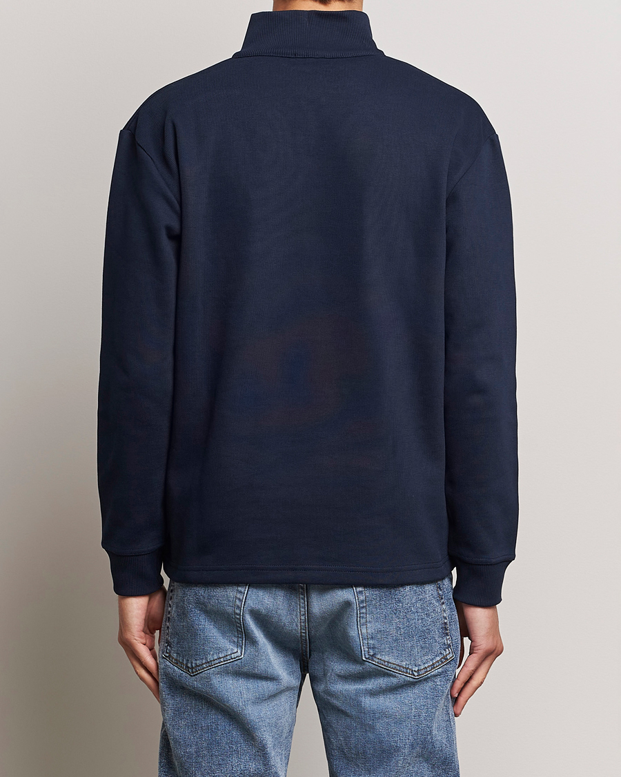 Herr | Tröjor | Armor-lux | Camioneur Cotton Half Zip Navy