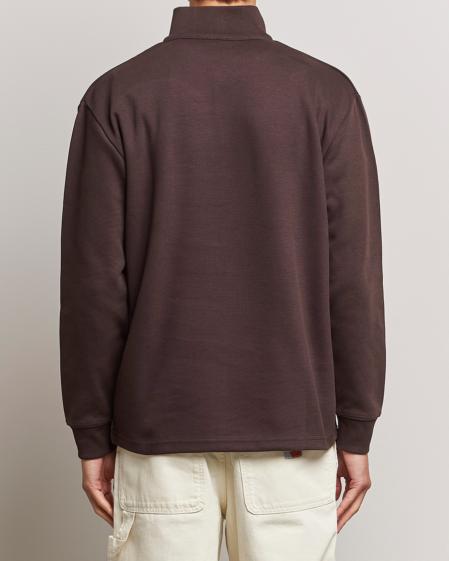 Herr | Tröjor | Armor-lux | Camioneur Cotton Half Zip Brown
