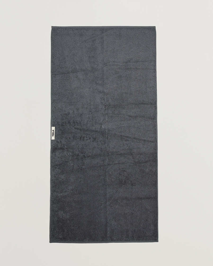 Herr | Textilier | Tekla | Organic Terry Bath Towel Charcoal Grey