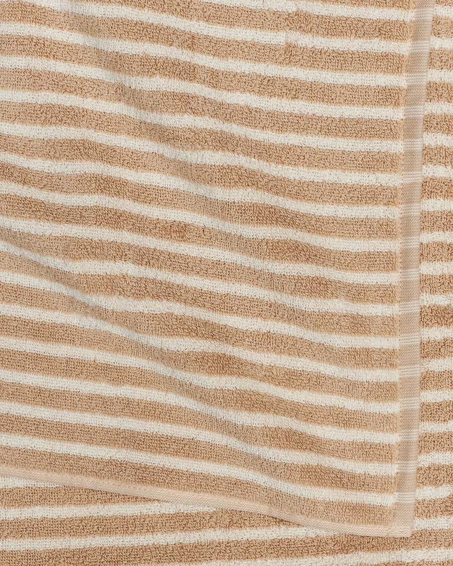Herr | Textilier | Tekla | Organic Terry Bath Towel Ivory Stripe