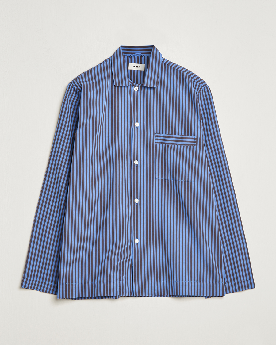 Herr | Pyjamas & Morgonrockar | Tekla | Poplin Pyjama Shirt Verneuil Stripes