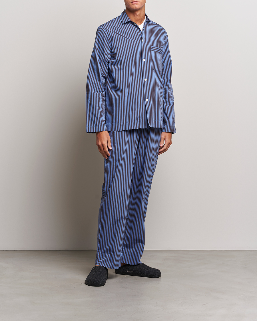 Herr | Pyjamas & Morgonrockar | Tekla | Poplin Pyjama Shirt Verneuil Stripes