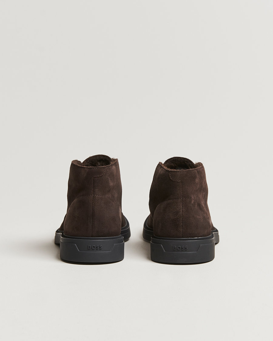 Herr | BOSS BLACK Calev Suede Chukka Boot Dark Brown | BOSS BLACK | Calev Suede Chukka Boot Dark Brown
