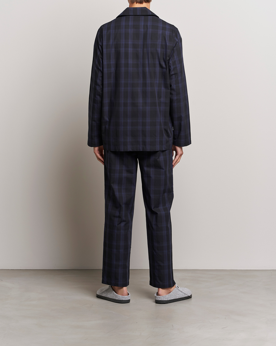 Herr | Pyjamas & Morgonrockar | BOSS BLACK | Urban Checked Pyjama Set Blue Multi