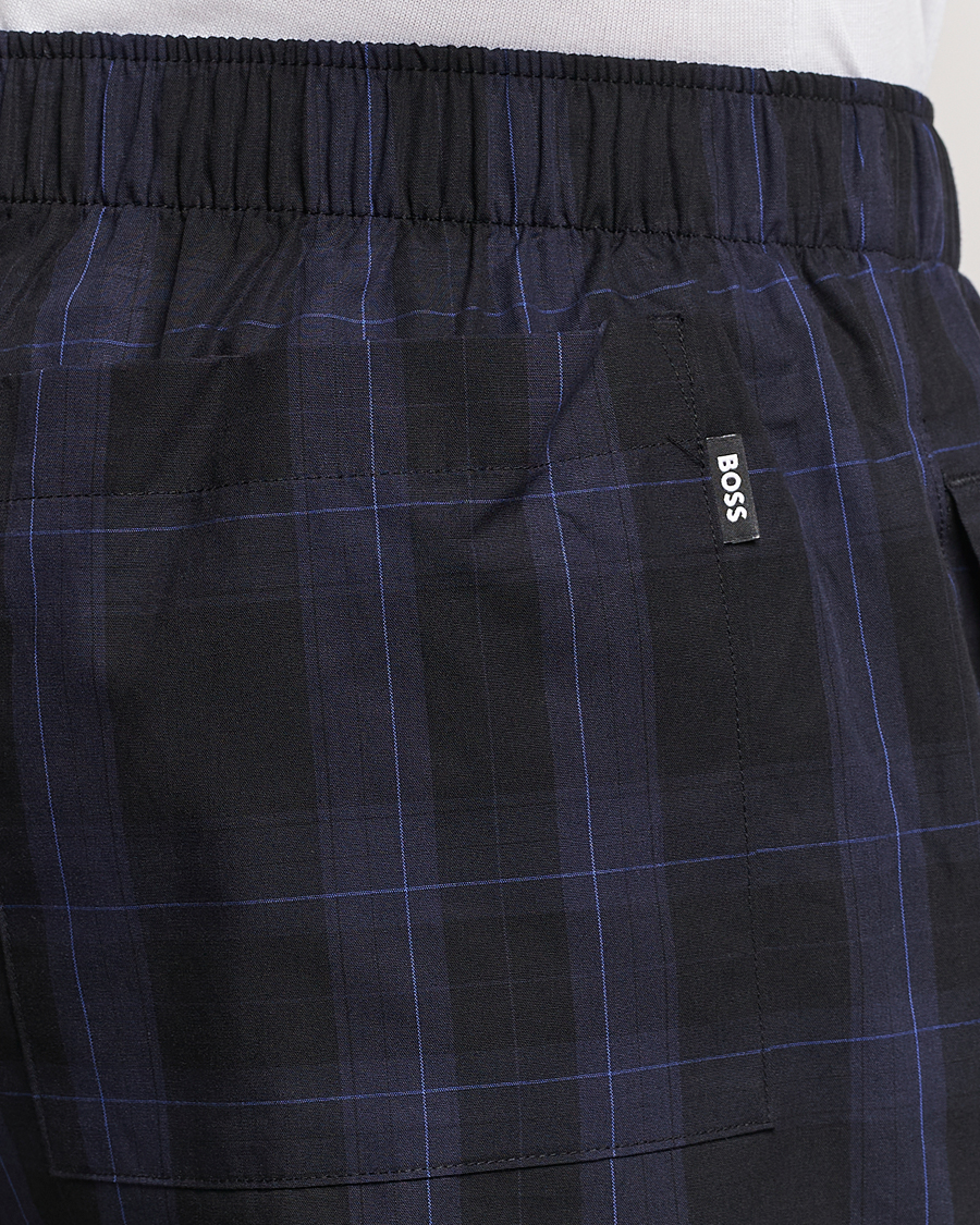 Herr | Pyjamas & Morgonrockar | BOSS BLACK | Urban Checked Pyjama Set Blue Multi