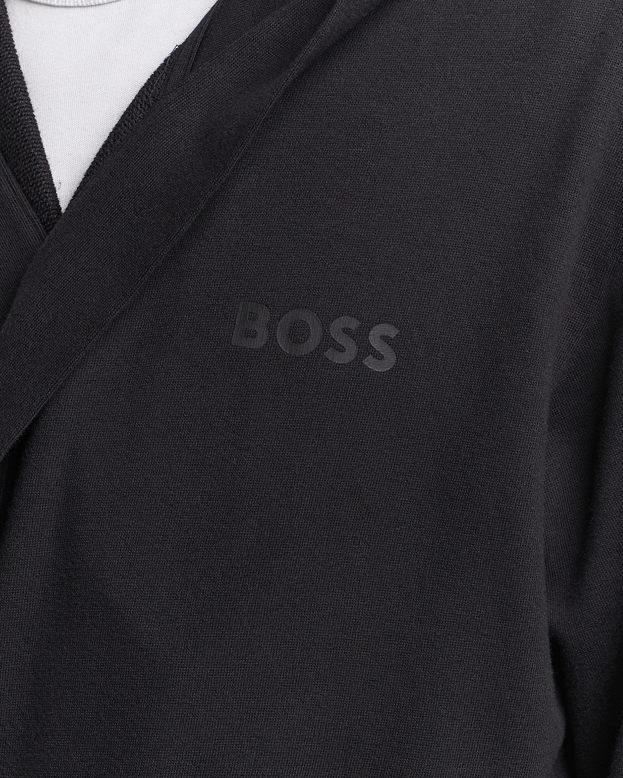 Herr | Pyjamas & Morgonrockar | BOSS BLACK | Iconic Terry Robe Black