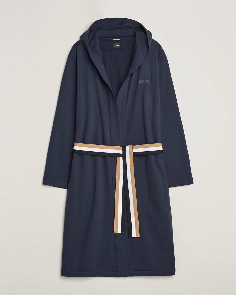 Herr | BOSS BLACK Iconic Terry Robe Dark Blue | BOSS BLACK | Iconic Terry Robe Dark Blue