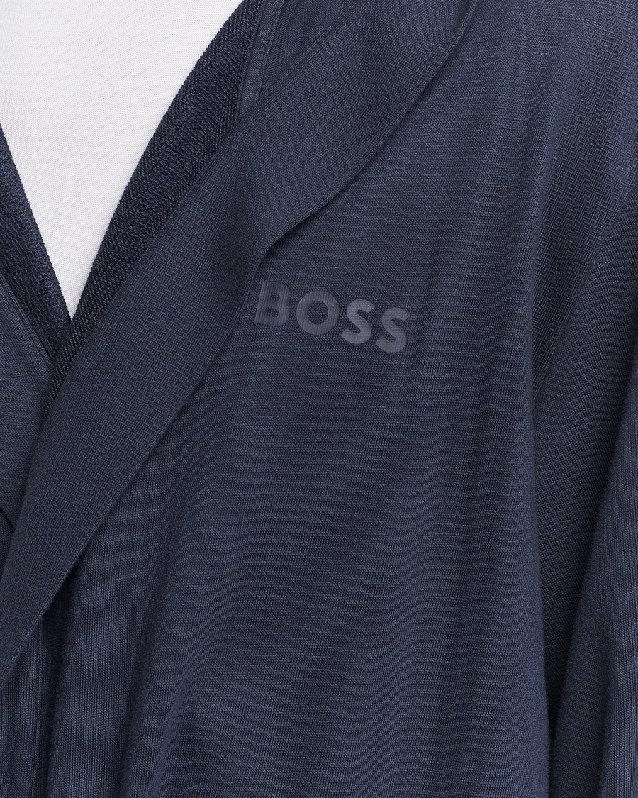 Herr | BOSS BLACK Iconic Terry Robe Dark Blue | BOSS BLACK | Iconic Terry Robe Dark Blue
