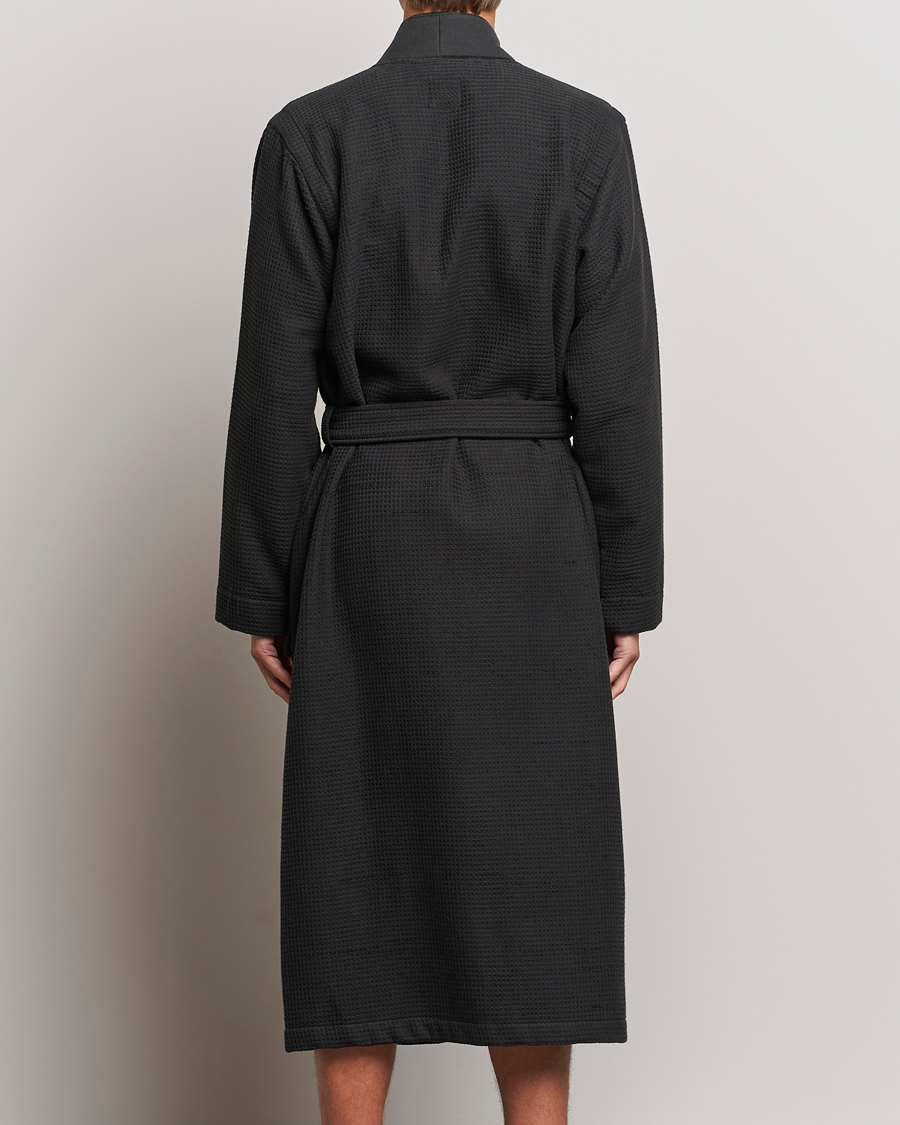 Herr | Pyjamas & Morgonrockar | BOSS BLACK | Waffle Robe Black
