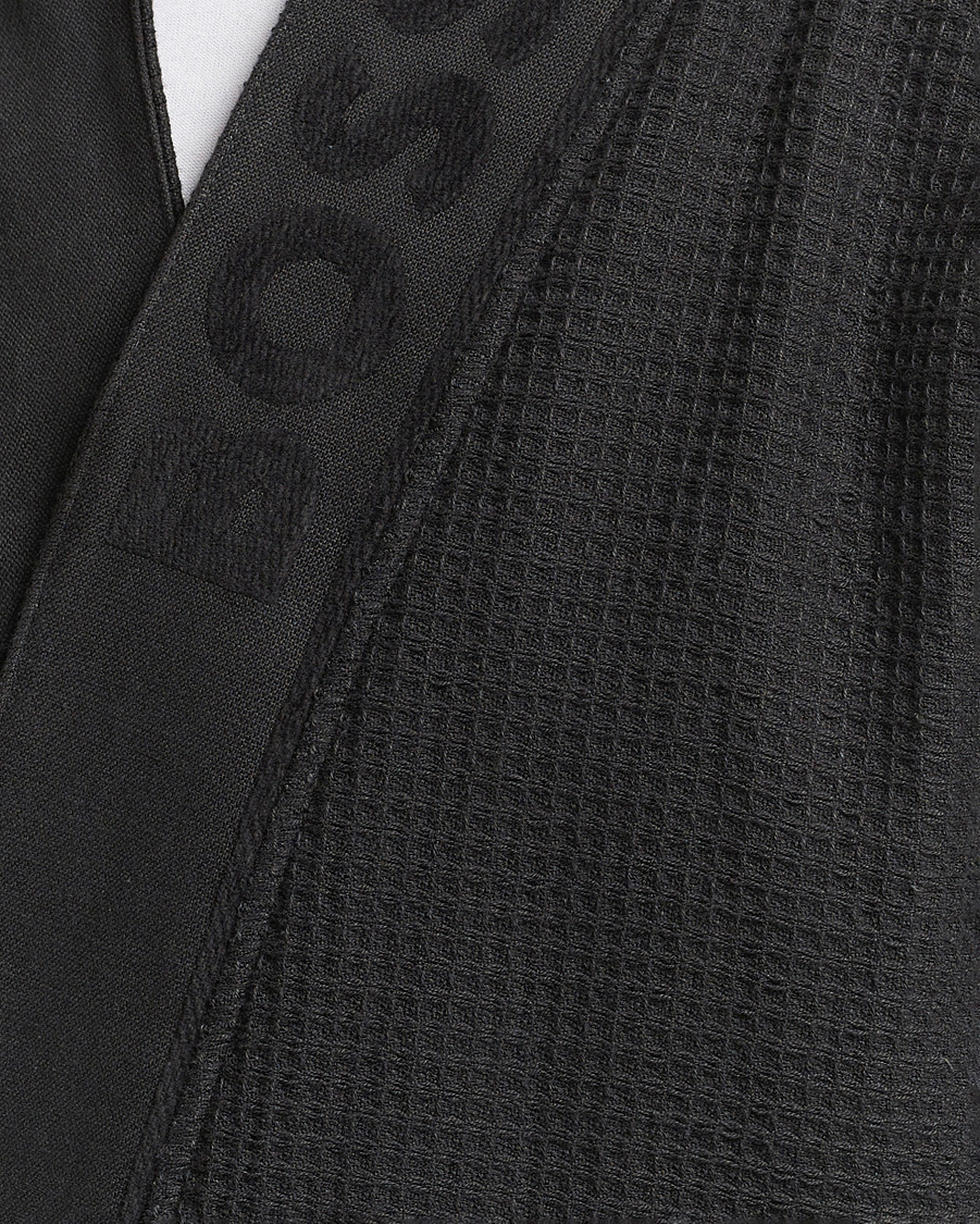 Herr | Pyjamas & Morgonrockar | BOSS BLACK | Waffle Robe Black