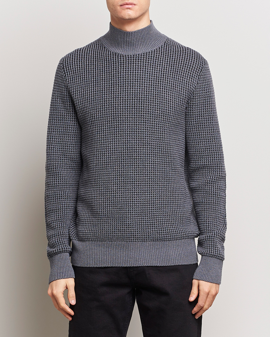 Herr |  | BOSS BLACK | Maurelio Heavy Knitted Polo Medium Grey