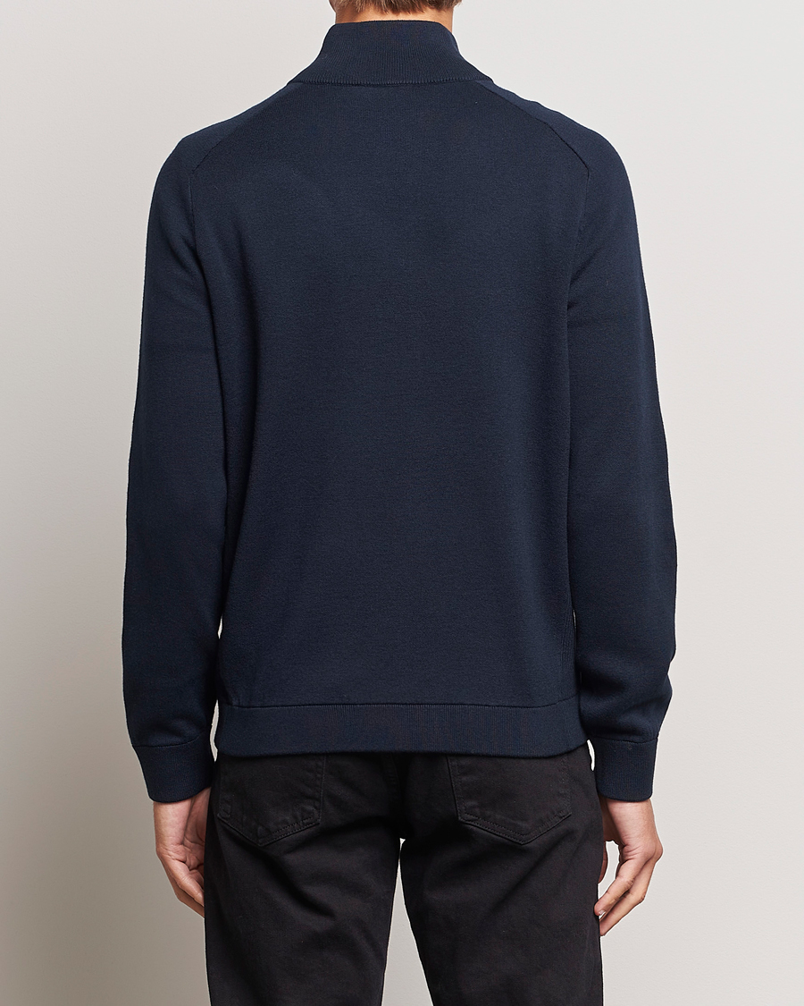 Herr | Tröjor | BOSS BLACK | Medesimo Hybrid Full Zip Dark Blue