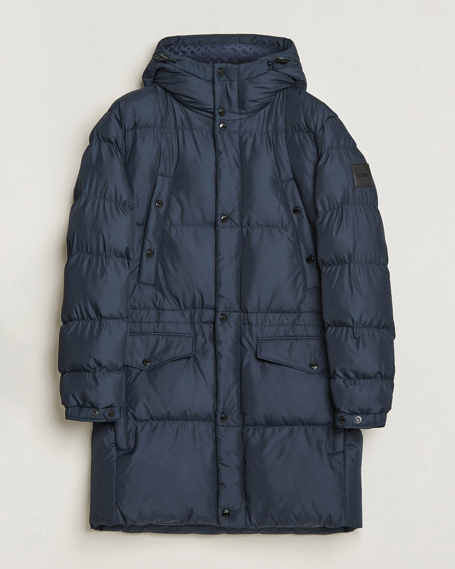 Herr | Jackor | BOSS BLACK | Condolo Puffer Parka Dark Blue