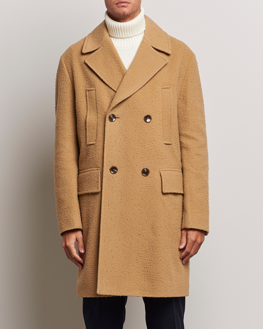 Herr | Jackor | BOSS BLACK | Cam Double Breasted Coat Medium Beige