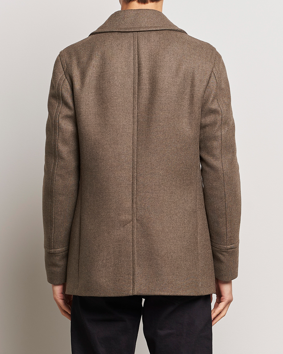 Herr | Jackor | BOSS BLACK | Hyde Peacoat Open Green