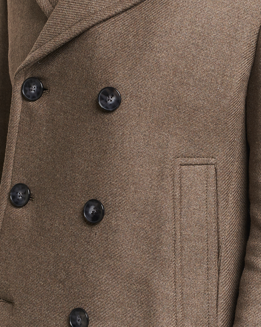 Herr | Jackor | BOSS BLACK | Hyde Peacoat Open Green