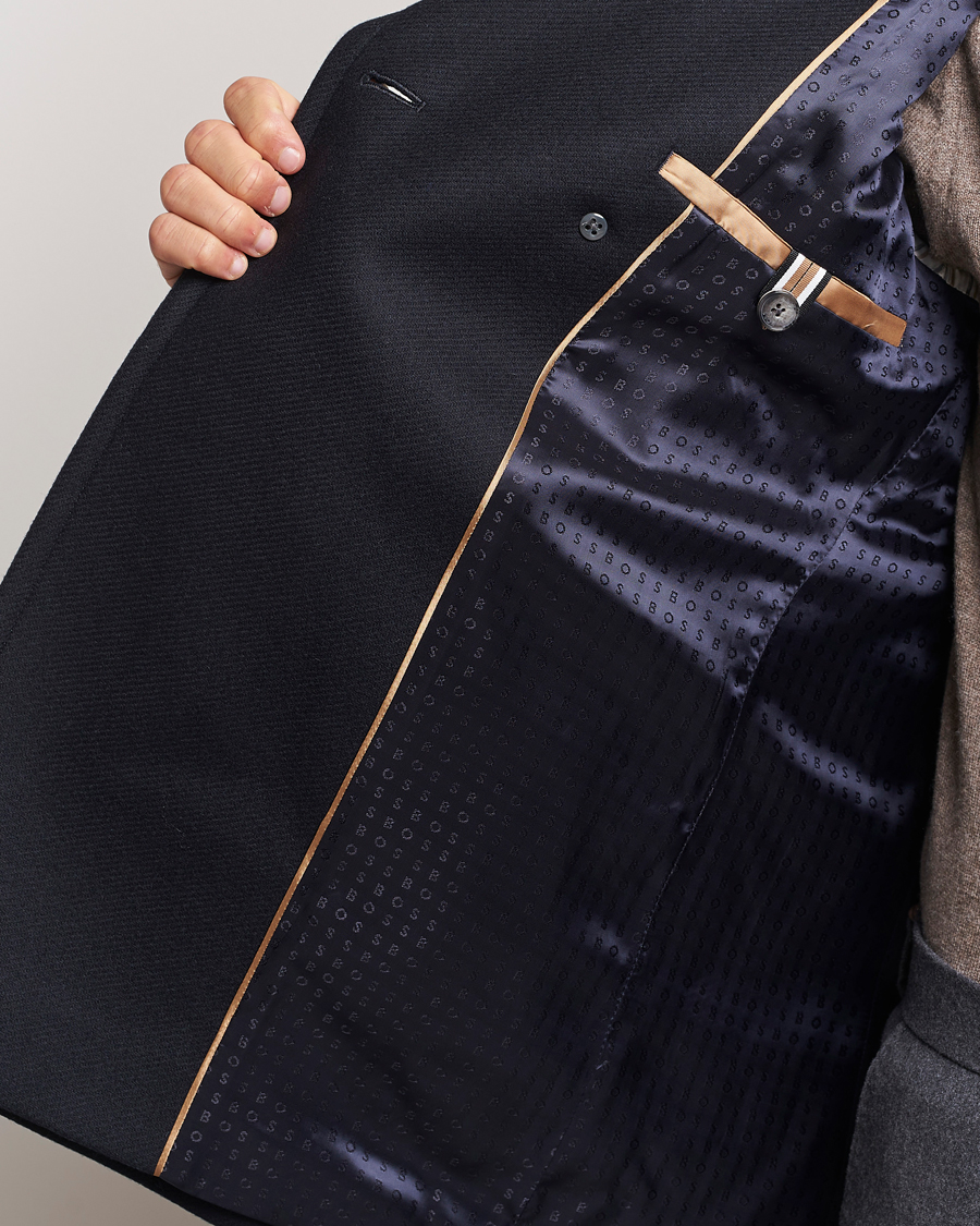 Herr | Jackor | BOSS BLACK | Hyde Peacoat Dark Blue
