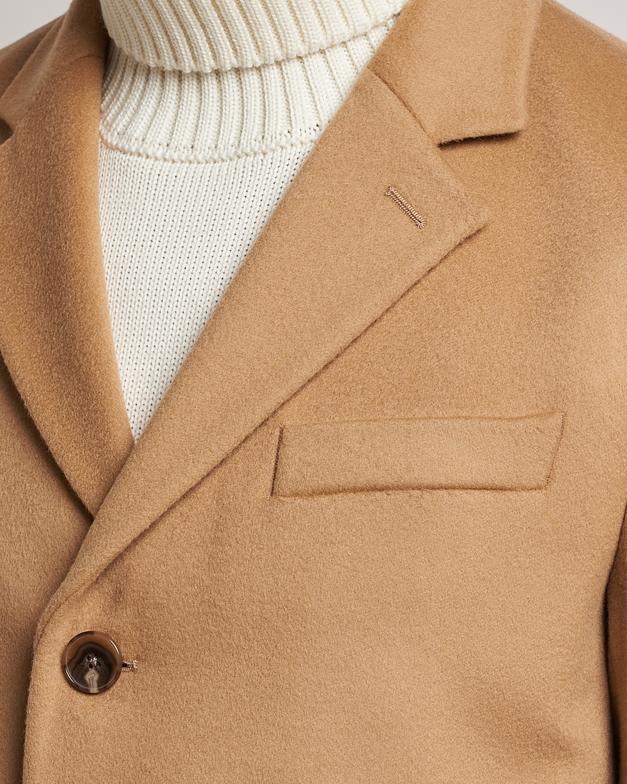 Herr | Jackor | BOSS BLACK | Hyde Wool/Cashmere Coat Medium Beige