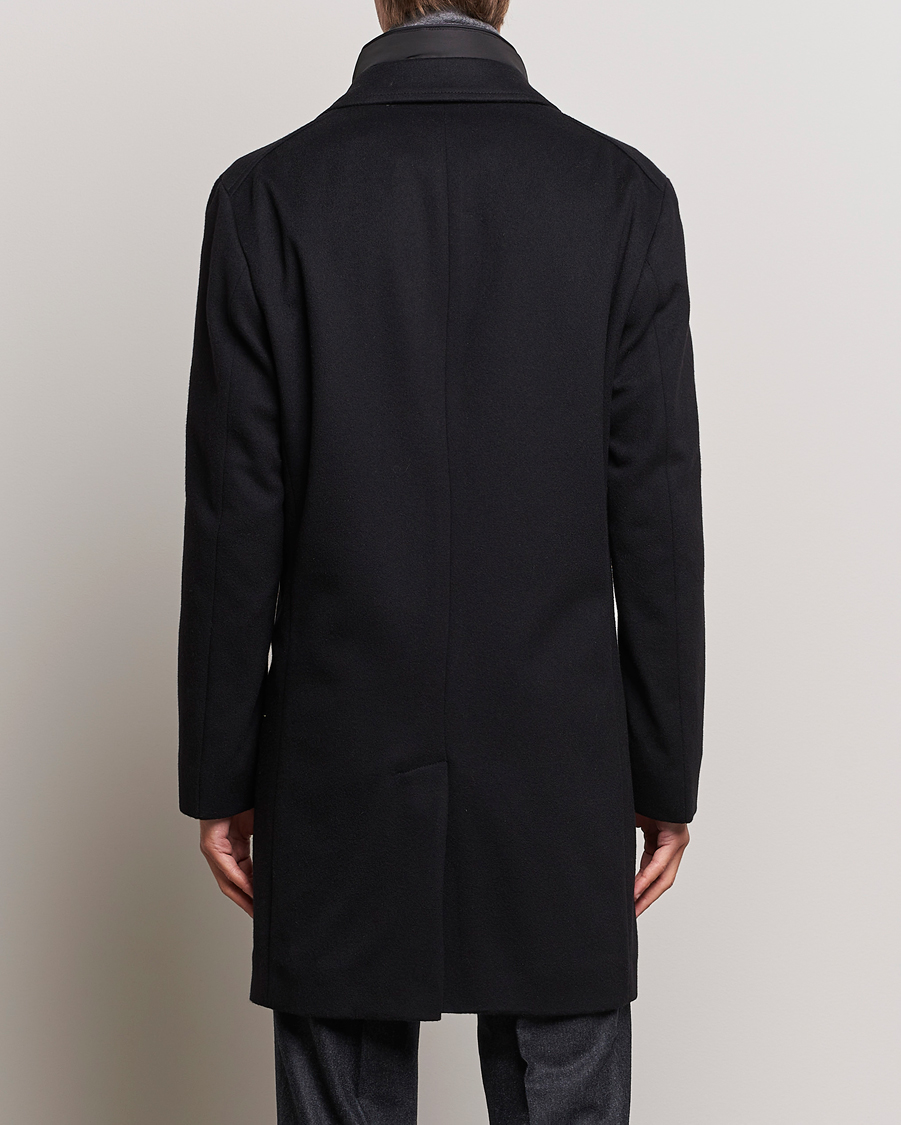 Herr | Jackor | BOSS BLACK | Hyde Wool Bib Coat Black