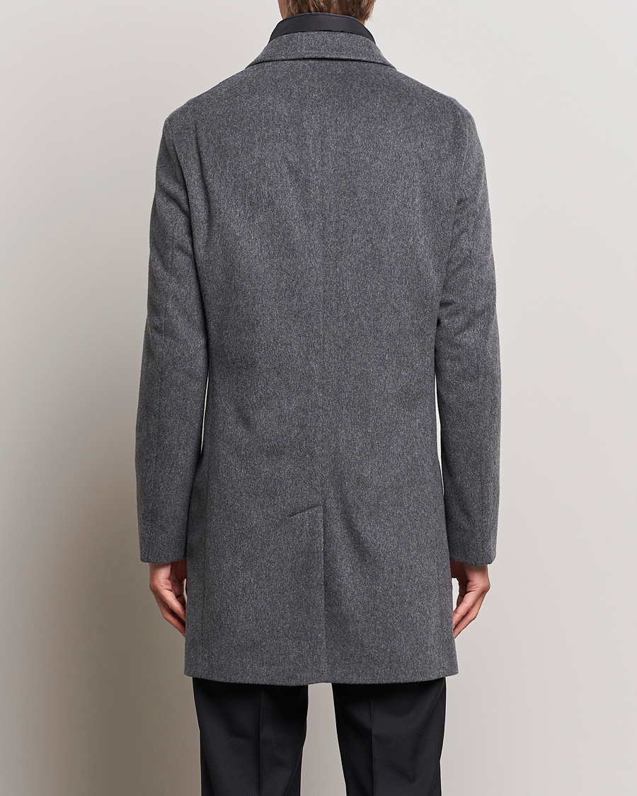 Herr | Jackor | BOSS BLACK | Hyde Wool Bib Coat Medium Grey