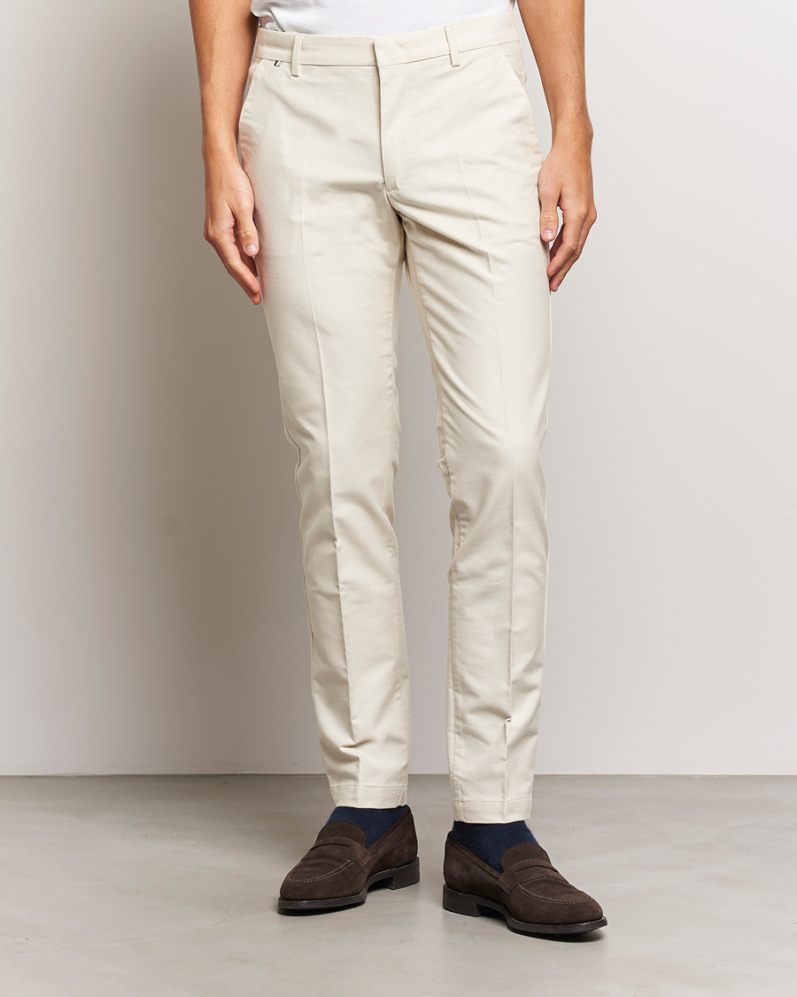 Herr | Chinos | BOSS BLACK | Kaito1 Structured Chinos Open White