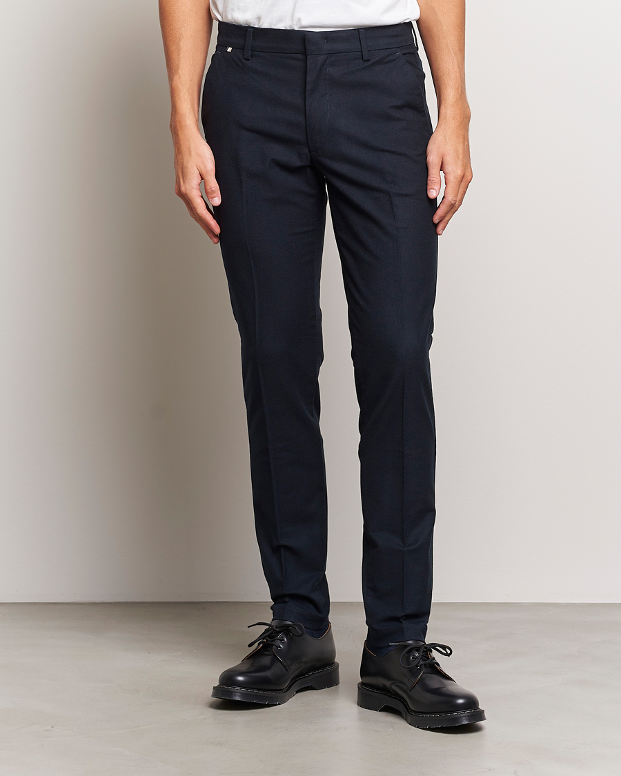 Herr |  | BOSS BLACK | Kaito1 Structured Chinos Dark Blue