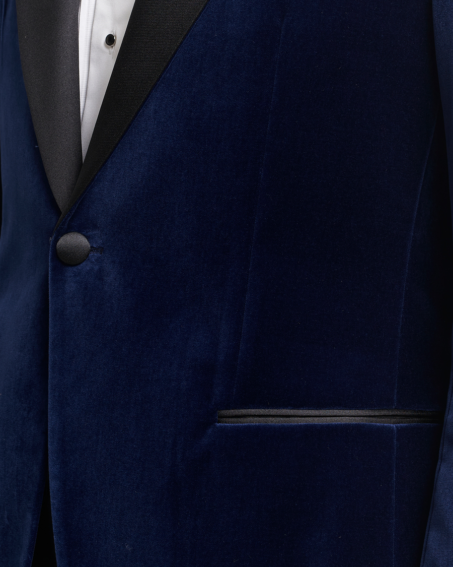 Herr | Kavajer | BOSS BLACK | Hutson Velvet Tuxedo Blazer Dark Blue